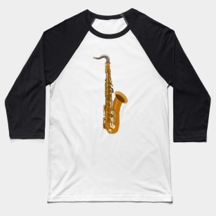 Saxophone Baseball T-Shirt